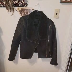 Blanknyc faux leather jacker